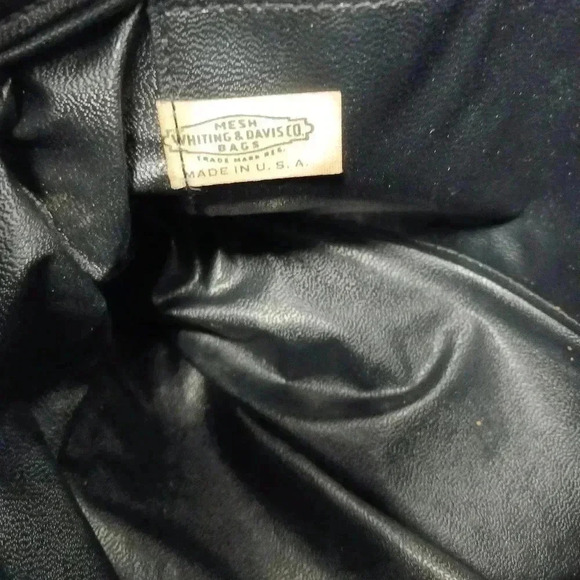 Whiting And Davis Mesh Metal Bag Black - Picture 7 of 9